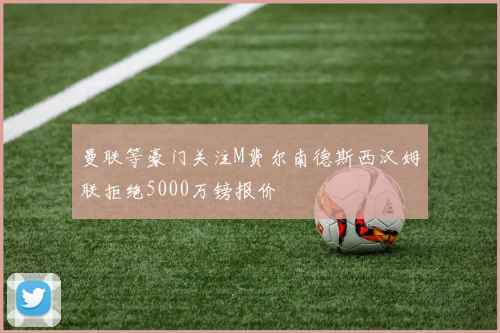 曼联等豪门关注M费尔南德斯西汉姆联拒绝5000万镑报价